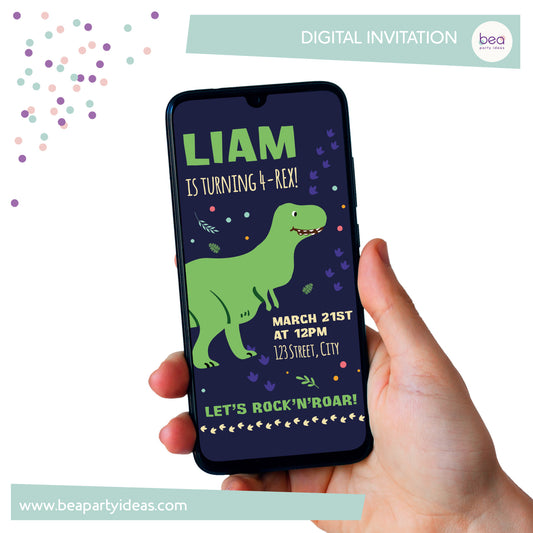 DINOSAUR digital INVITATION