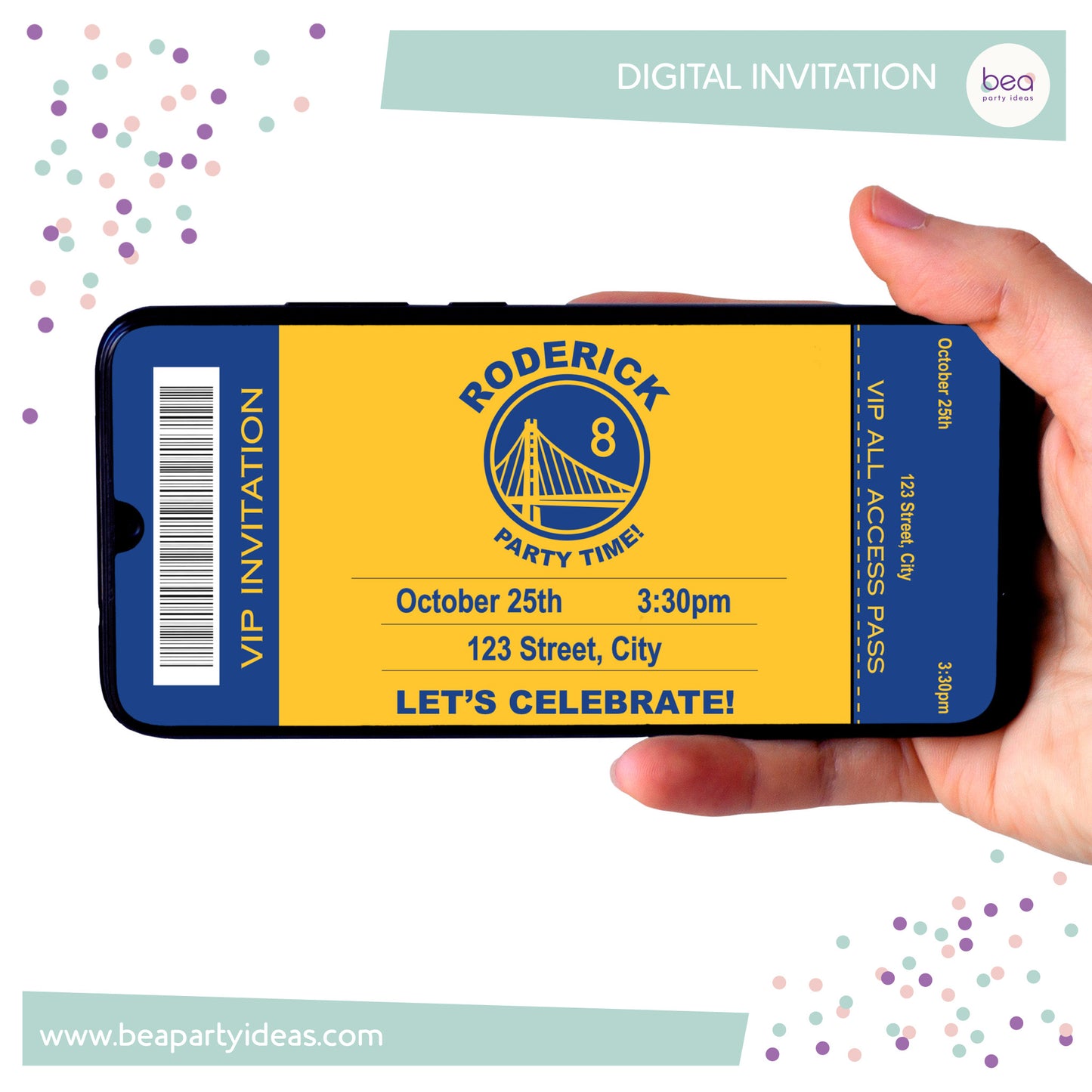 WARRIORS digital INVITATION