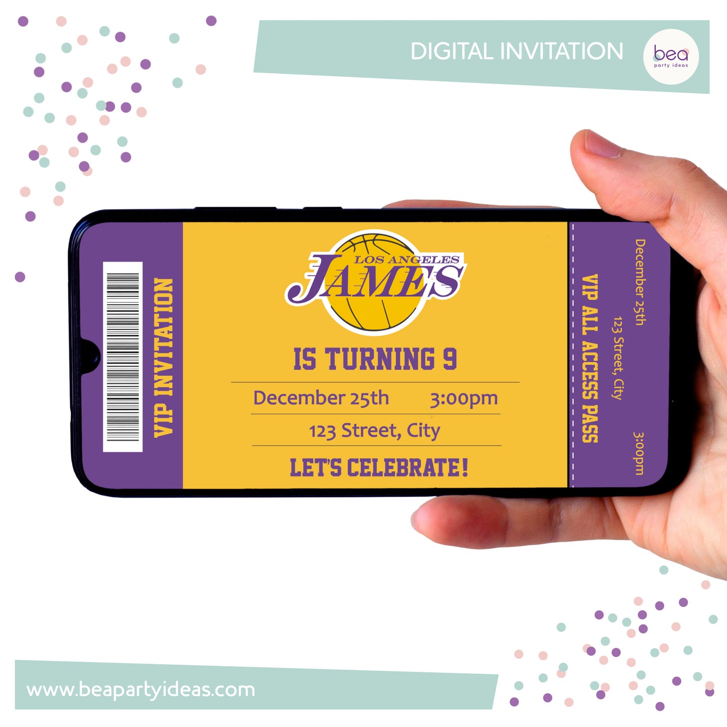 LAKERS digital INVITATION