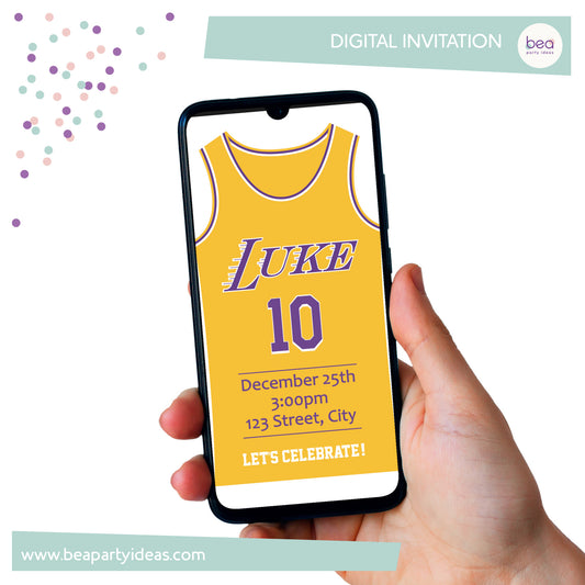 LAKERS digital INVITATION