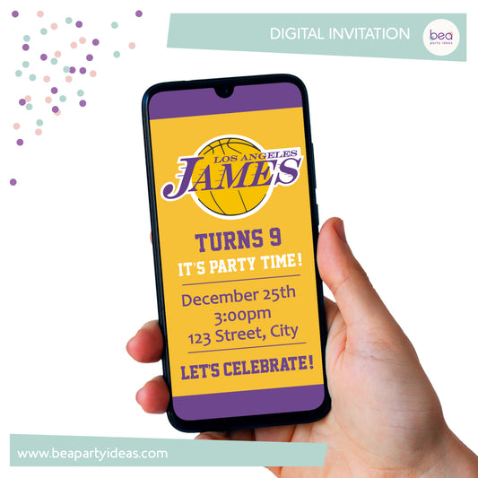 LAKERS digital INVITATION