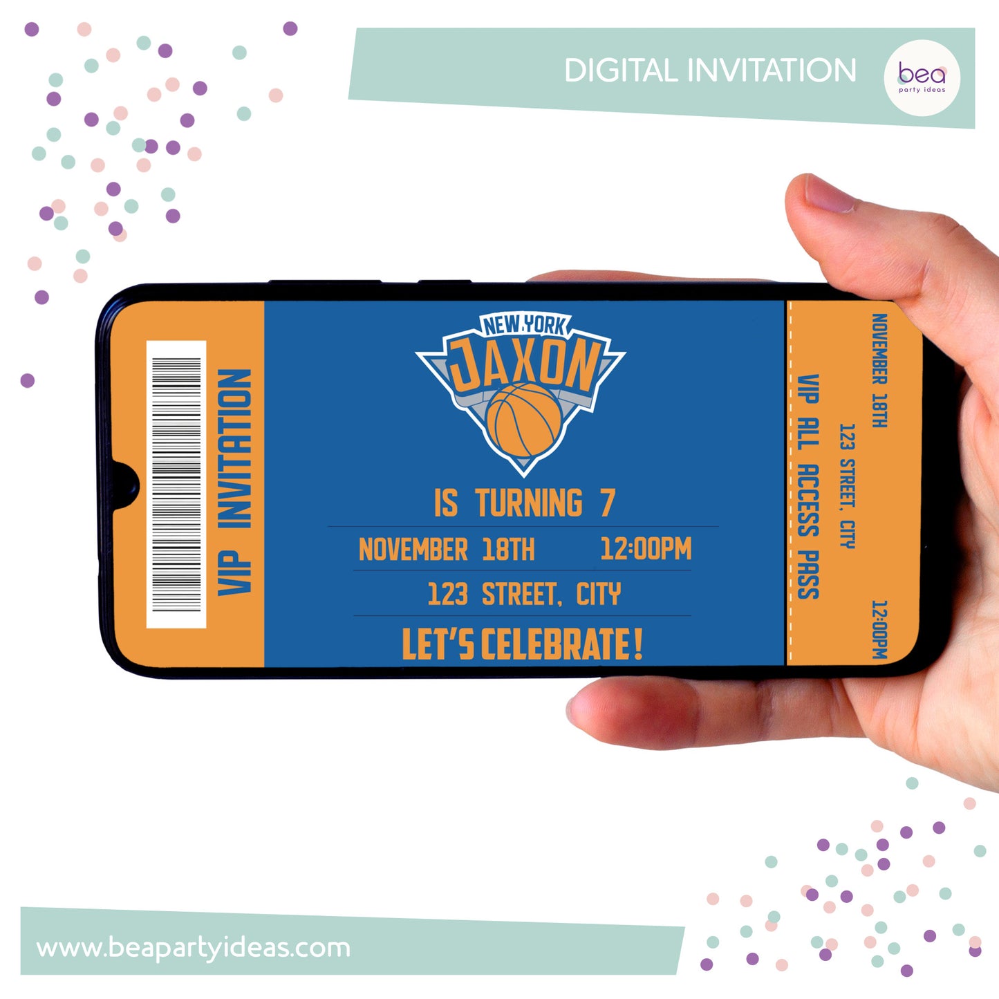 KNICKS digital INVITATION