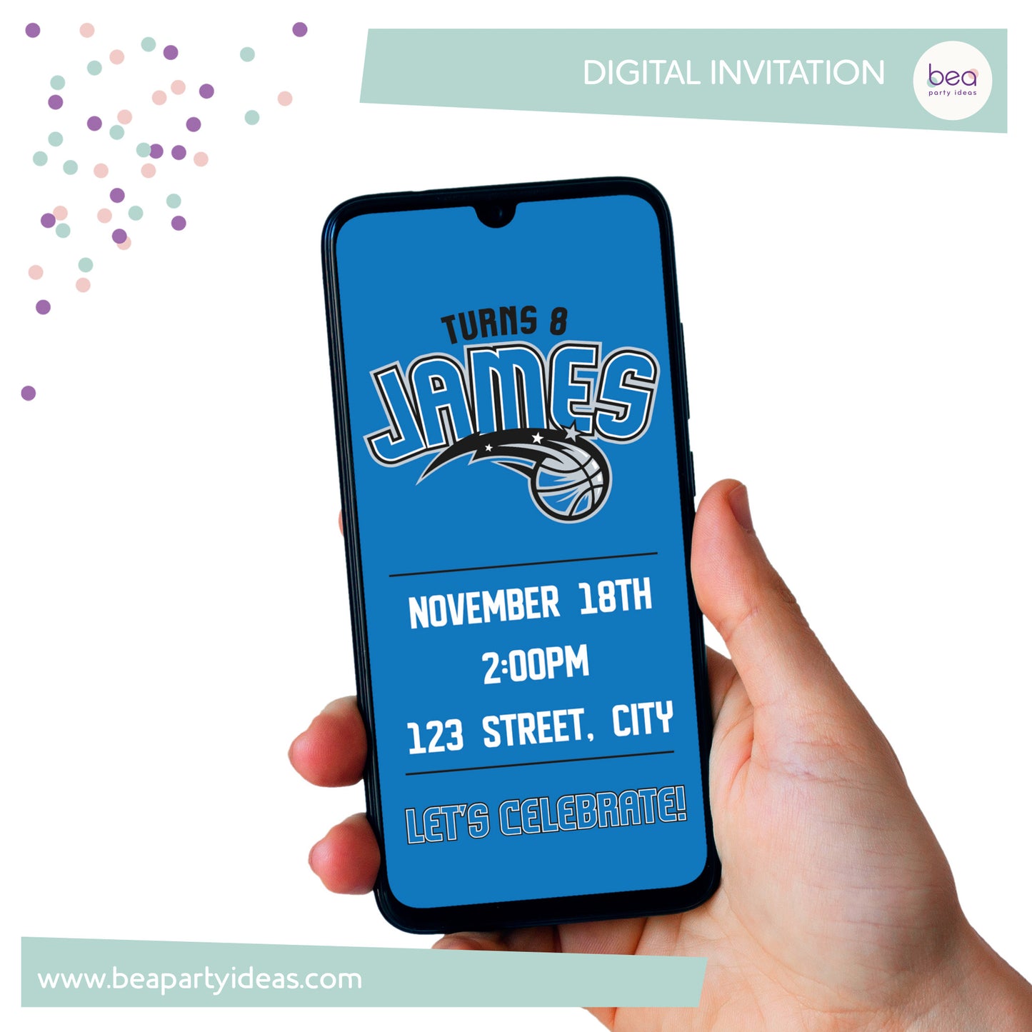 ORLANDO MAGIC digital INVITATION