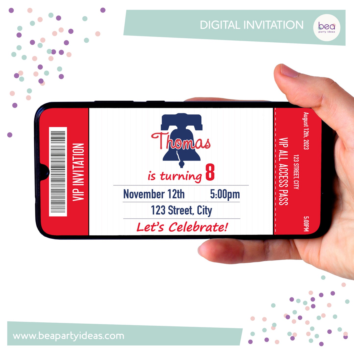 PHILLIES digital INVITATION