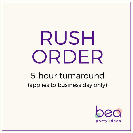 Rush Order 5 hours turnaround or less